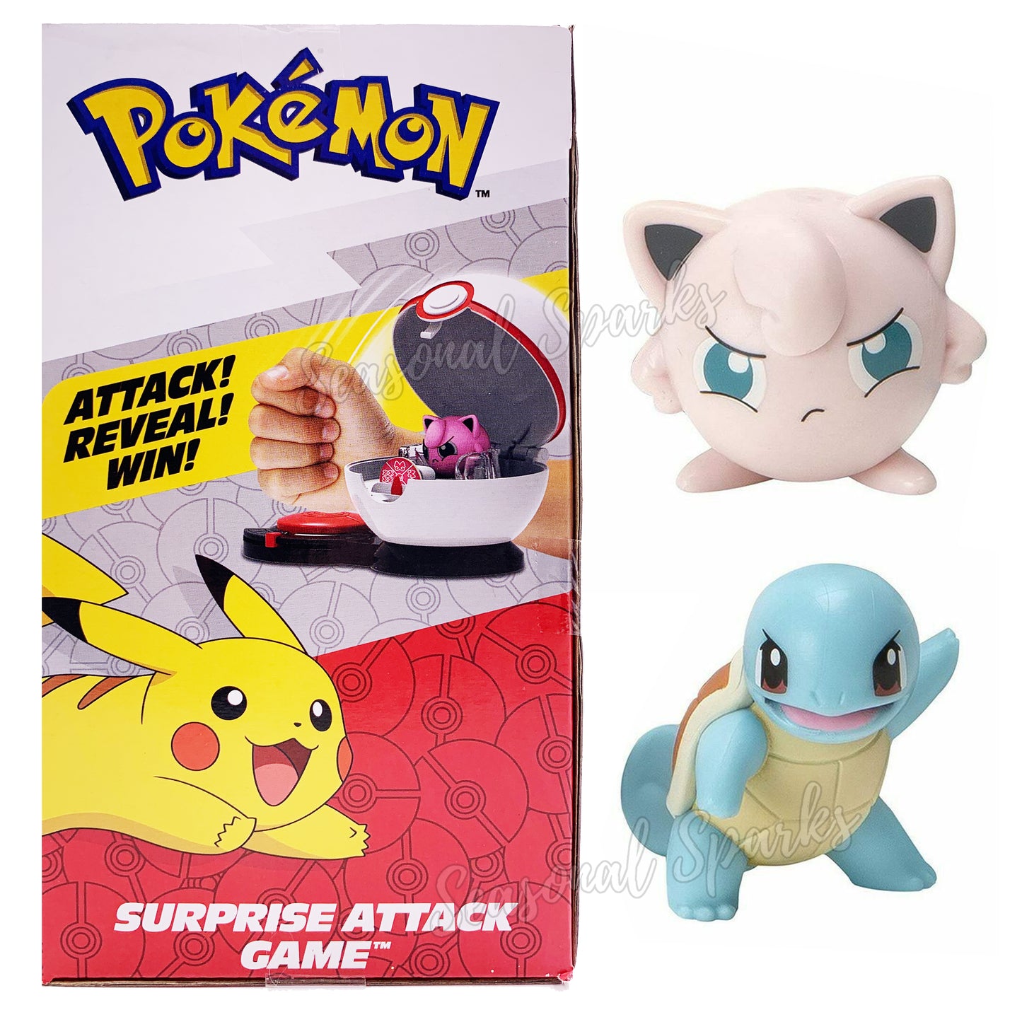 Pokemon Surprise Attack Game - Squirtle & Jigglypuff -