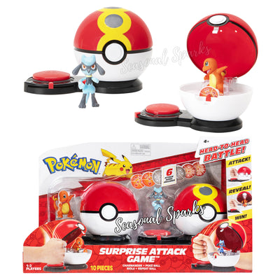 Pokemon Surprise Attack Game - Charmander & Riolu -