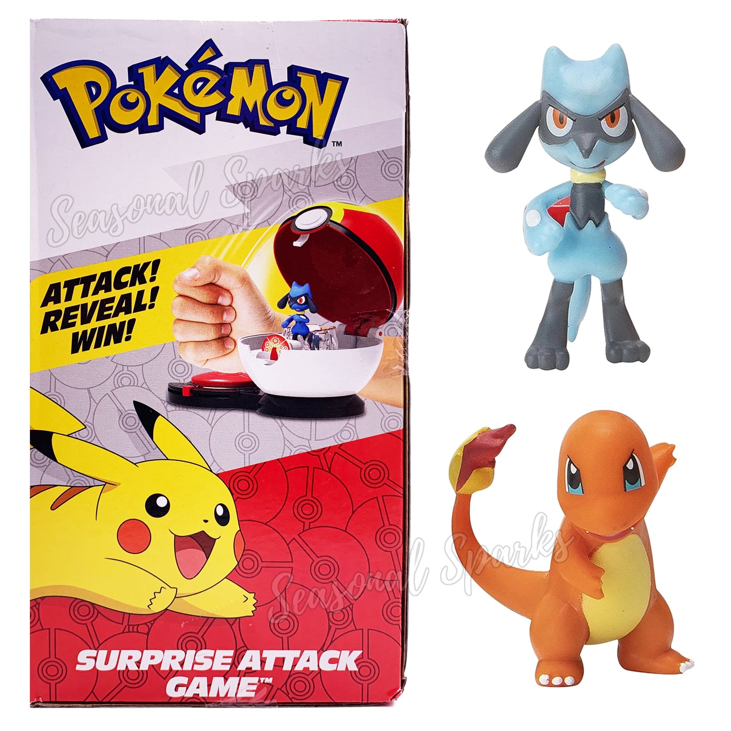 Pokemon Surprise Attack Game - Charmander & Riolu -