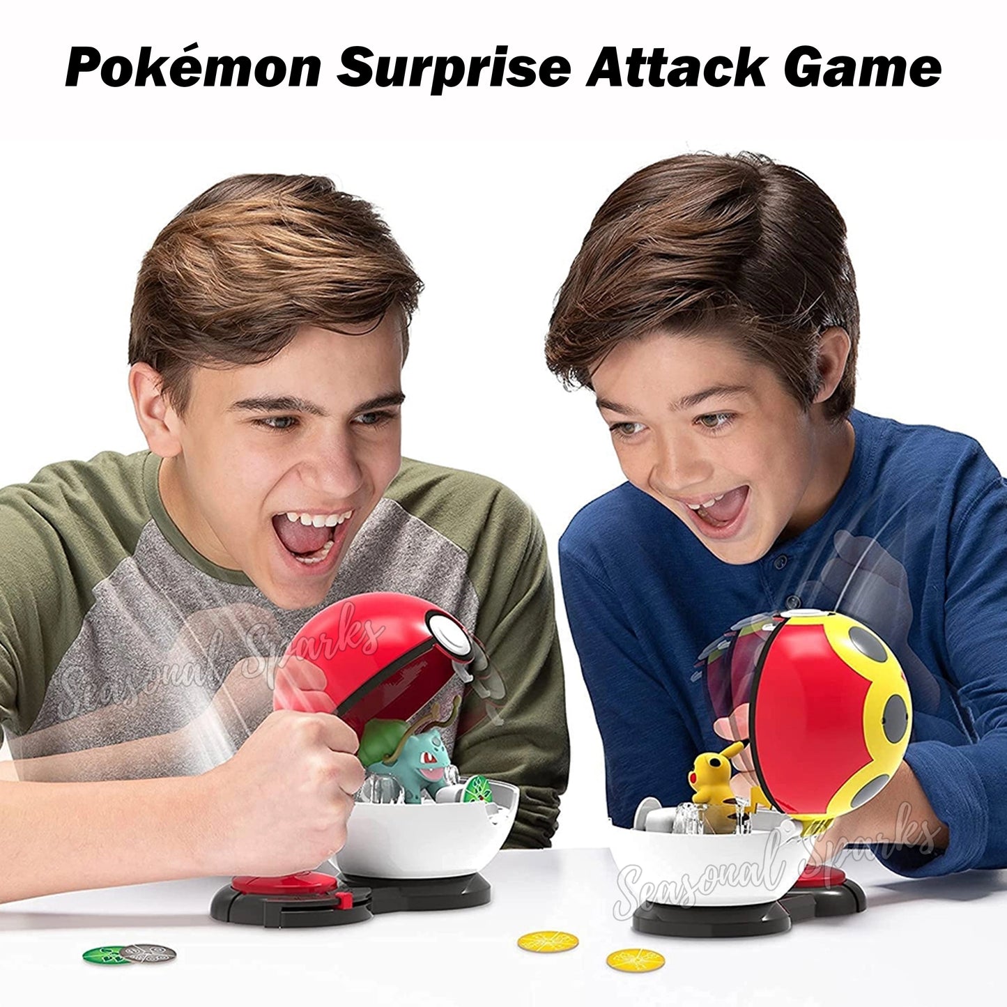 Pokemon Surprise Attack Game - Charmander & Riolu -