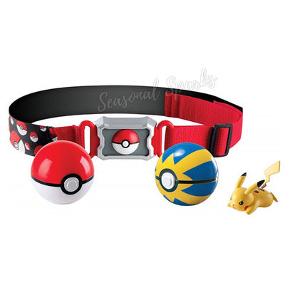 Pokemon Clip N Carry Poke Ball Belt - Running Pikachu-