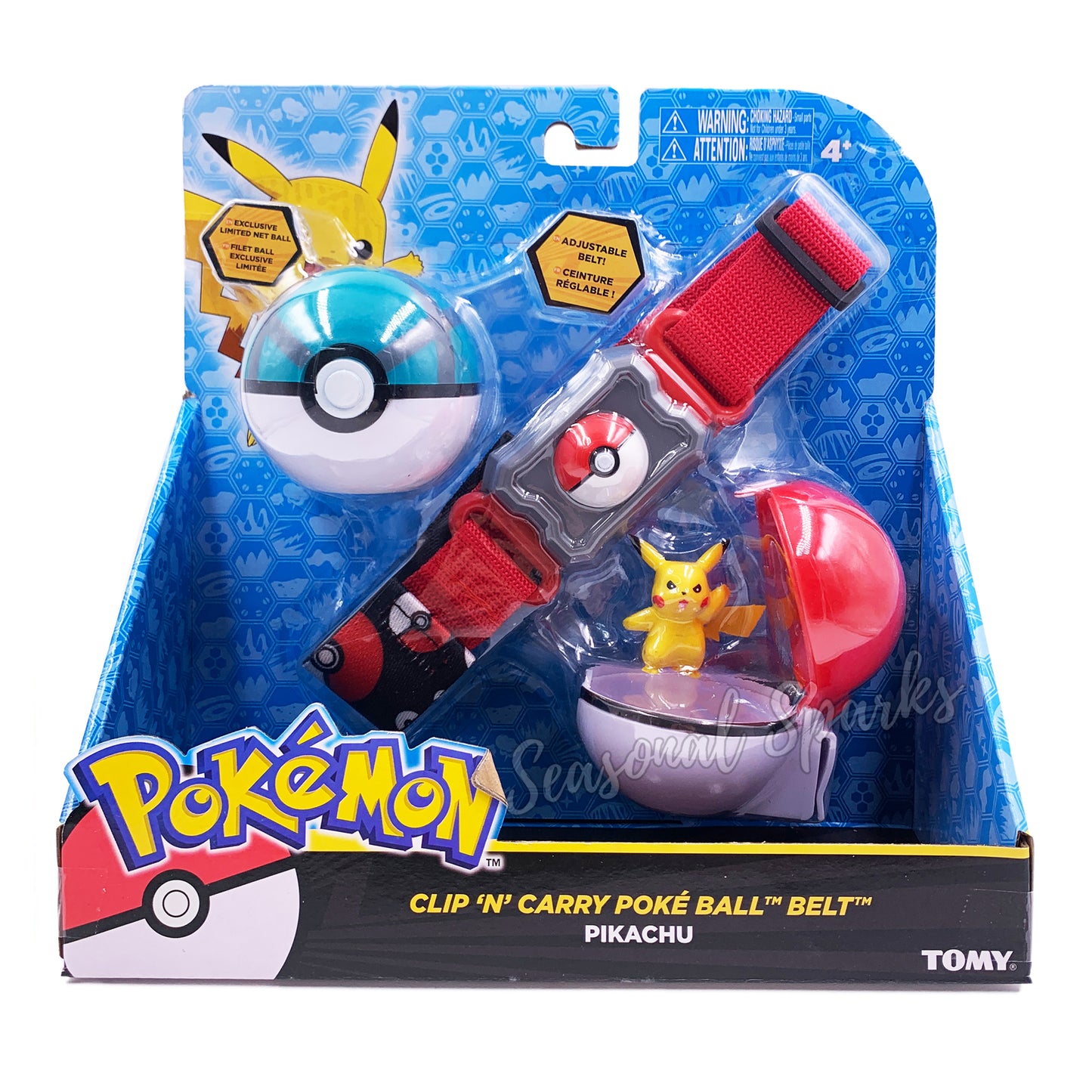 Pokemon Clip N Carry Poke Ball Belt - Standing Pikachu-