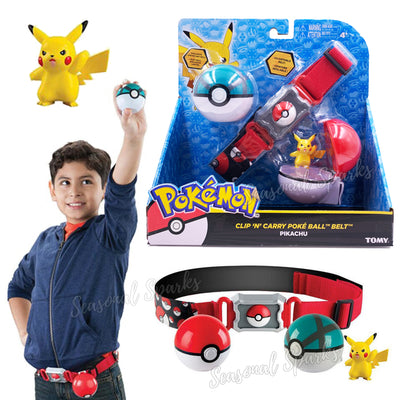 Pokemon Clip N Carry Poke Ball Belt - Standing Pikachu-