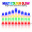2.8m 288 LED Multicolour Picket Fence Christmas Lights - 8 Piece Set