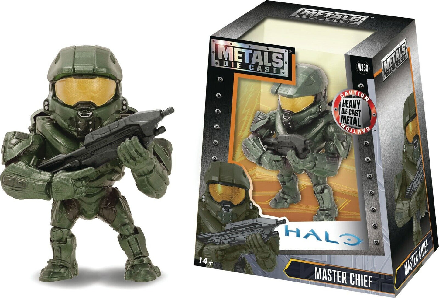 Metal Die Cast Master Chief Action Figures HALO - M330