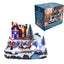 Batteries / USB LED Musical Moving Santa Sled Christmas House Scene 3 Options