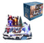 Batteries / USB LED Musical Moving Santa Sled Christmas House Scene 3 Options