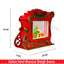 Glitter Swirl Musical Sleigh Scene LED Santa Christmas Decoration USB Battery Operated
