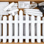 2.8m 288 LED Multicolour Picket Fence Christmas Lights - 8 Piece Set