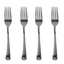 300 x Reusable Metallic Silver Plastic Forks