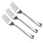 300 x Reusable Metallic Silver Plastic Forks