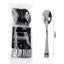 120 x Reusable Metallic Silver Plastic Cutlery 5 Types