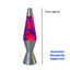 37cm Large Lava Lamps - Purple & Red