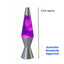 37cm Large Lava Lamps - Purple & White