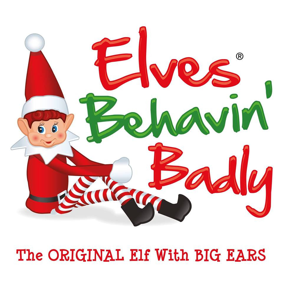 Naughty Plush Red Elf Boy Behavin' Badly