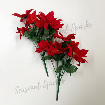 Poinsettia Flowers  – Pack of 1