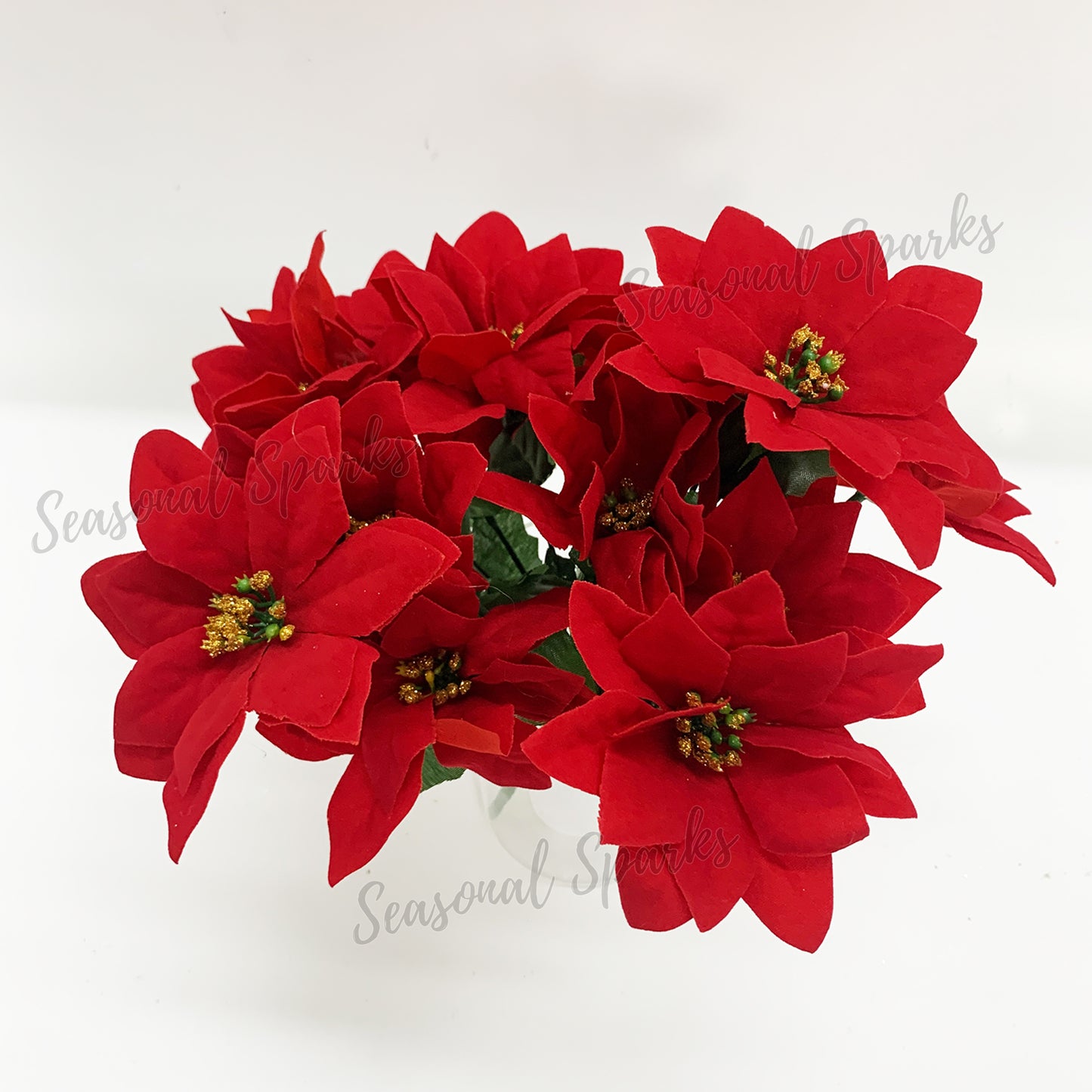 Poinsettia Flowers  – Pack of 1