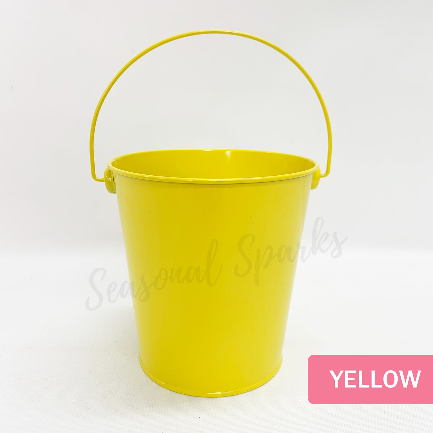 12cm Metal Easter Buckets with Handle