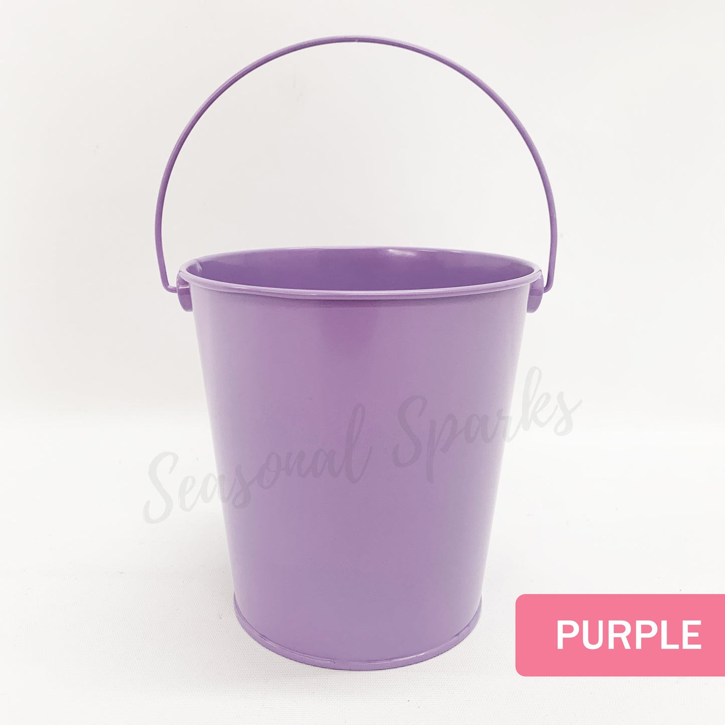 12cm Metal Easter Buckets with Handle