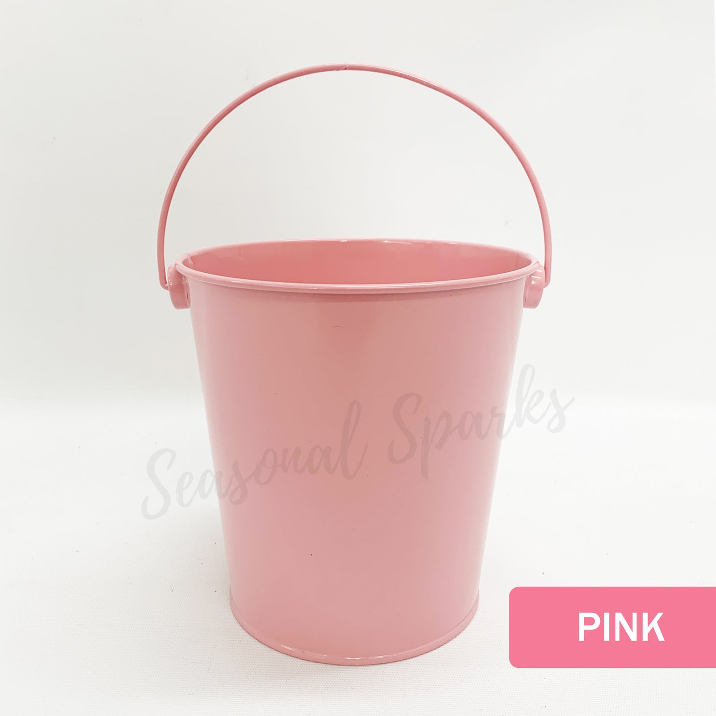 12cm Metal Easter Buckets with Handle