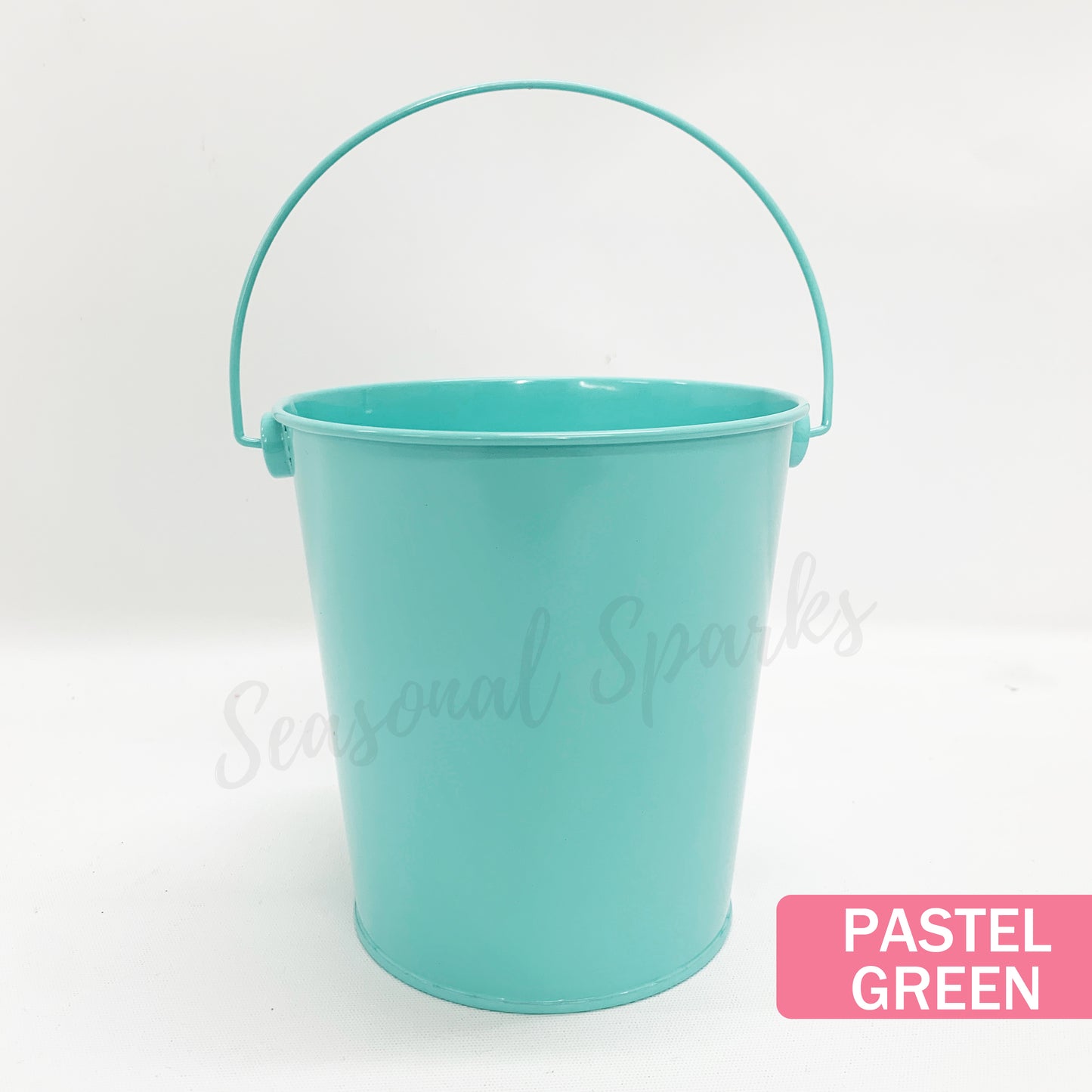 12cm Metal Easter Buckets with Handle