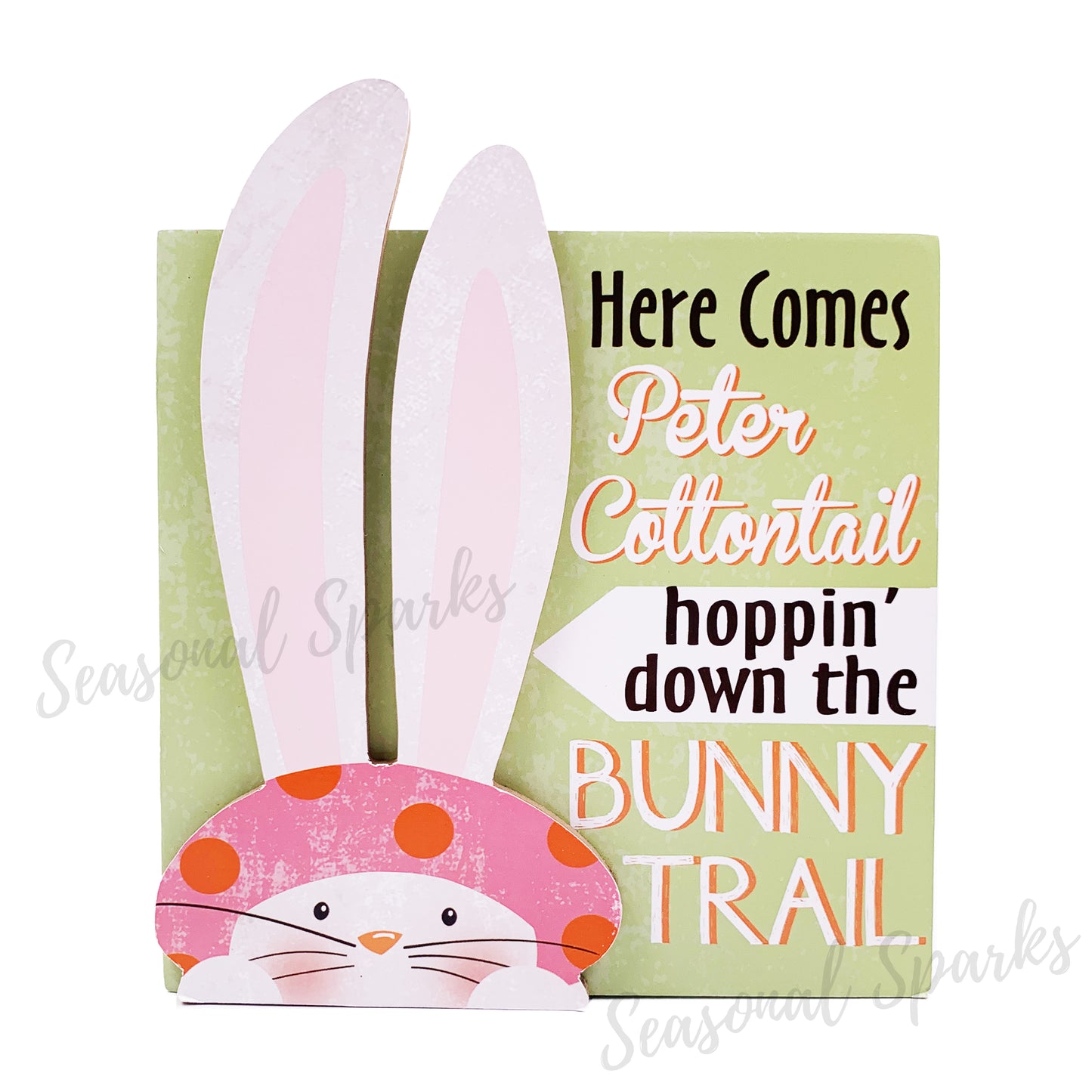 Easter Bunny Wooden Stand