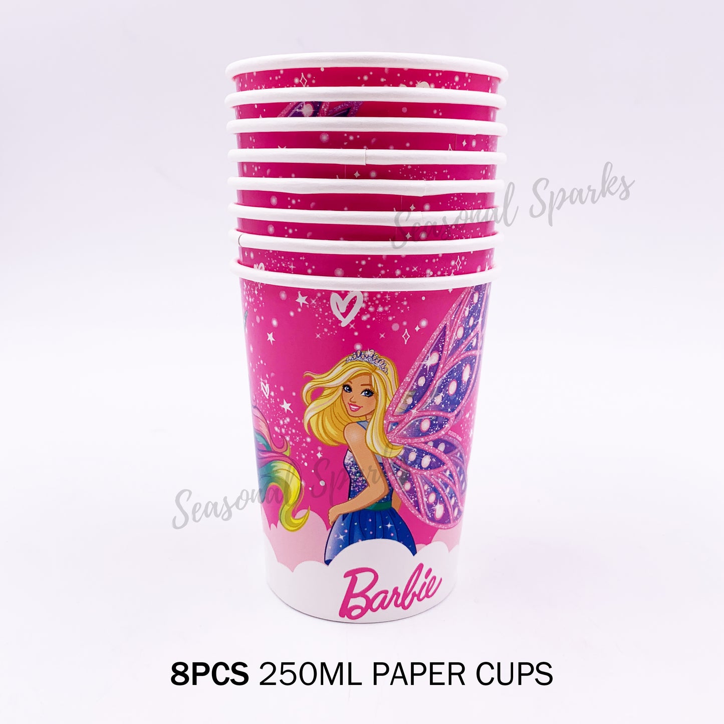 Barbie Girl Tableware - Disposable