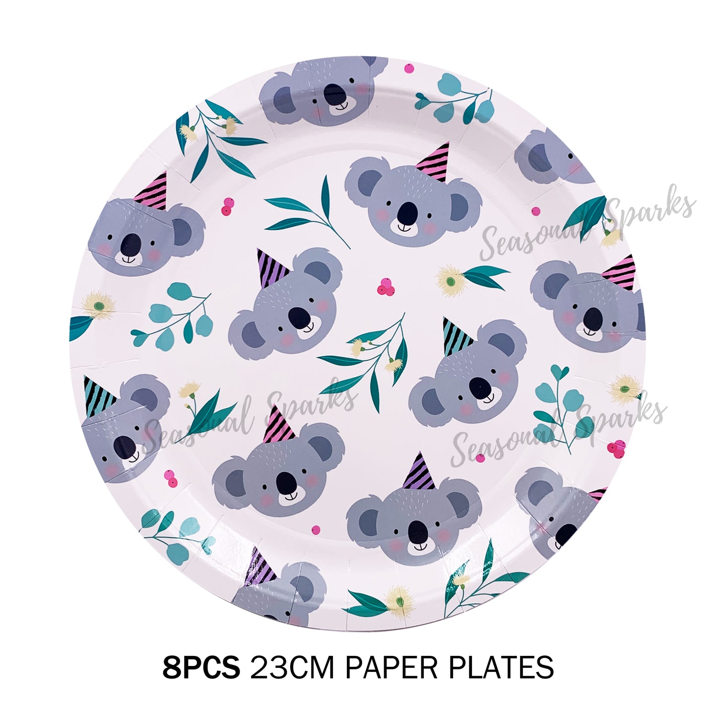 Australiana Koala Tableware - Disposable