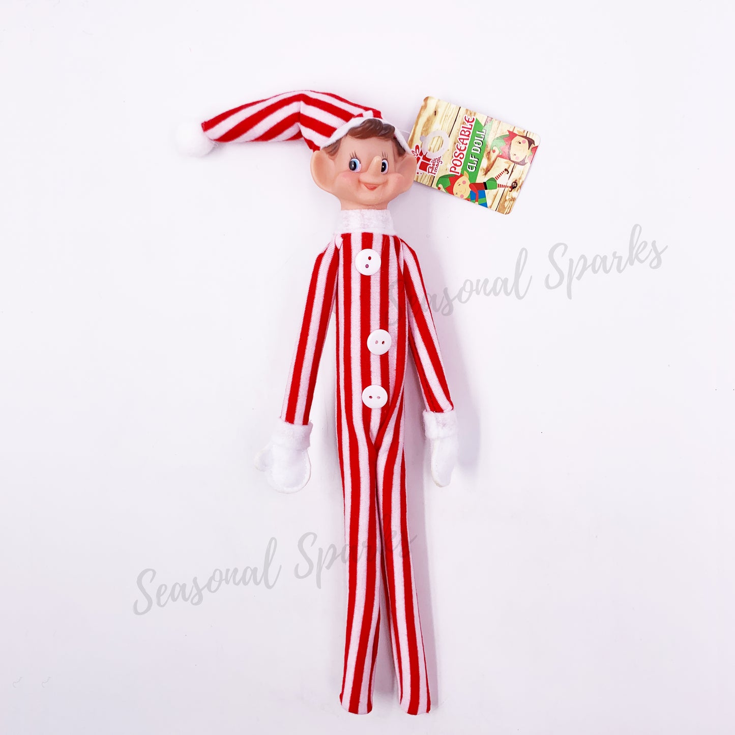 Bendable Red Elf - Pyjamas