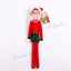 Bendable Red Elf Metallic Tinsel - Ruffle Collar