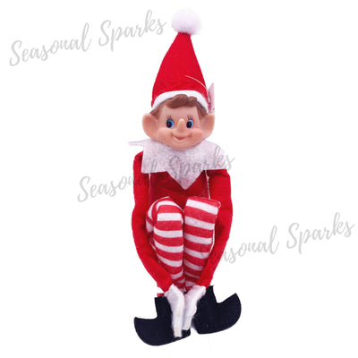 Naughty Elves Red Plush Elf