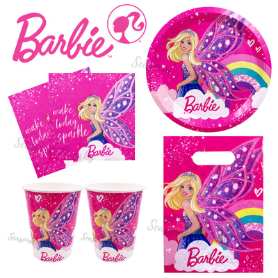 Barbie Girl Tableware - Disposable