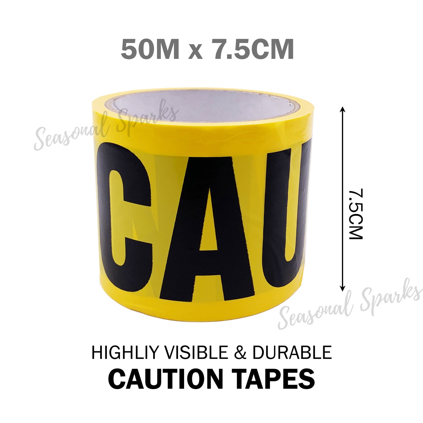 50M Caution Tape Non-adhesive – Pack of 1