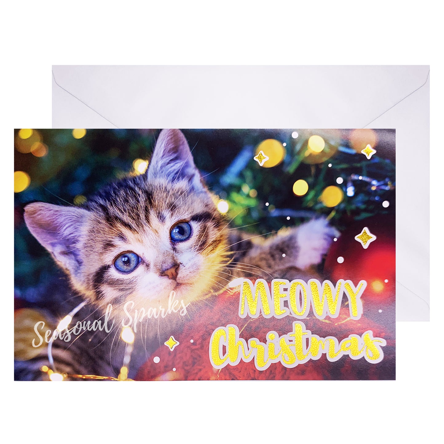 Lovely Pets Christmas Cards & Envelopes – Pack of 10