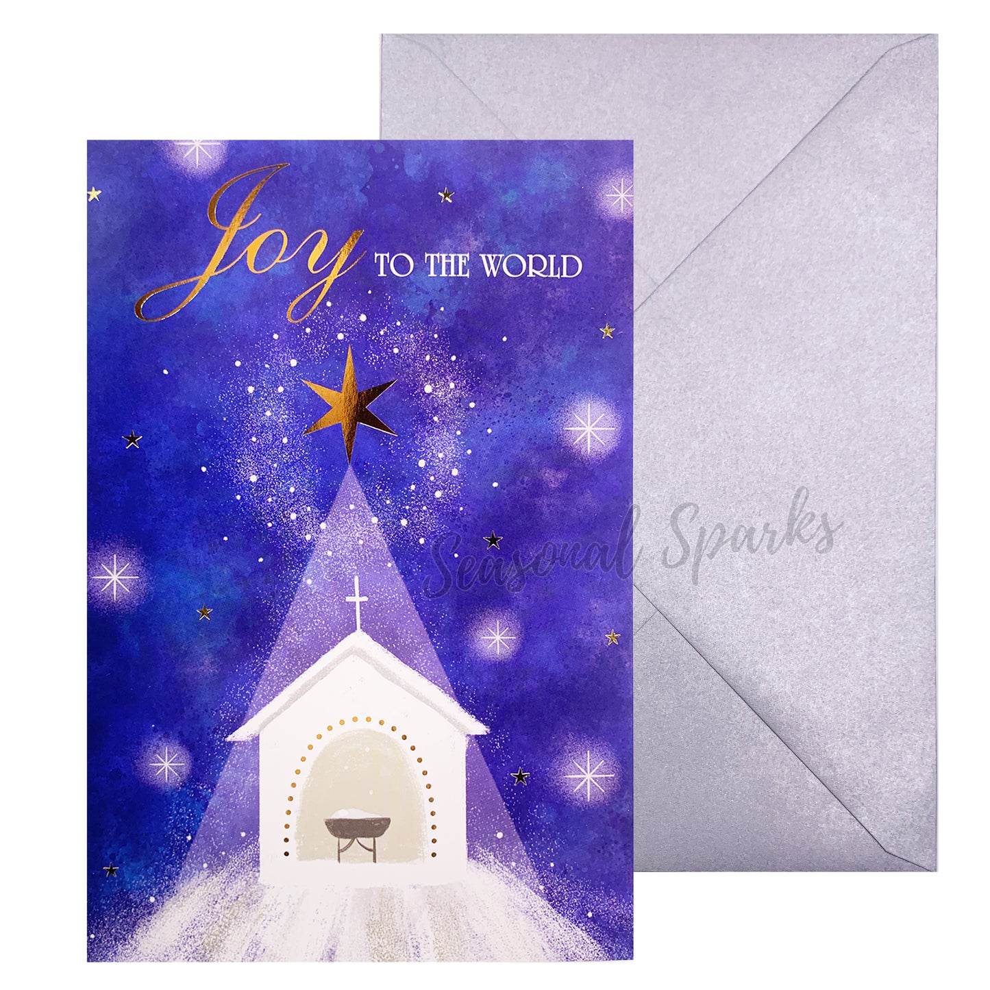 Religious Christmas Cards & Envelopes – Pack of 30