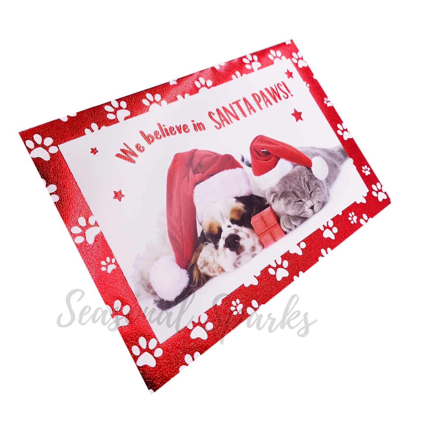 Lovely Pets Christmas Cards & Envelopes – Pack of 10