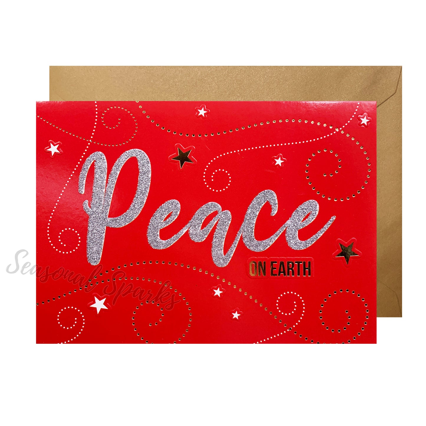 Embossed Christmas Cards & Envelopes – Pack of 8