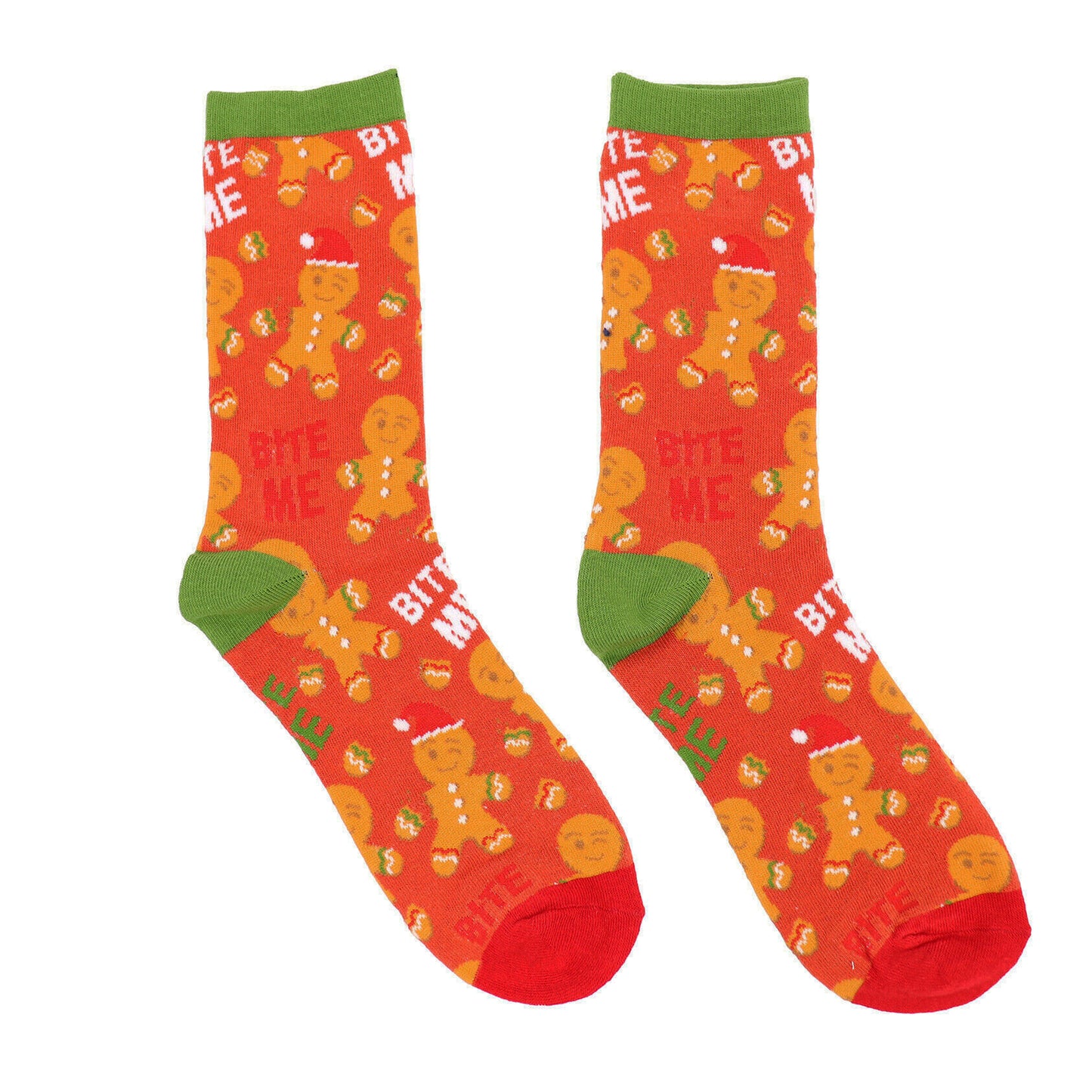 Bite Me Christmas Socks - 1 Pair