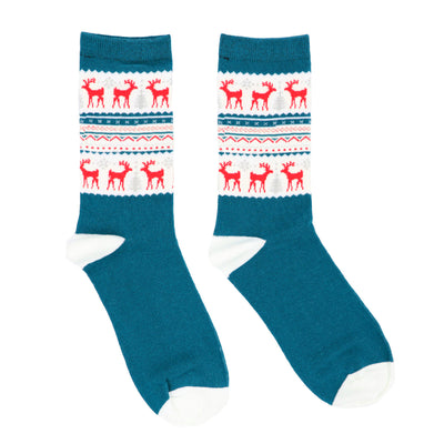 Winter Scenery Christmas Socks - 1 Pair