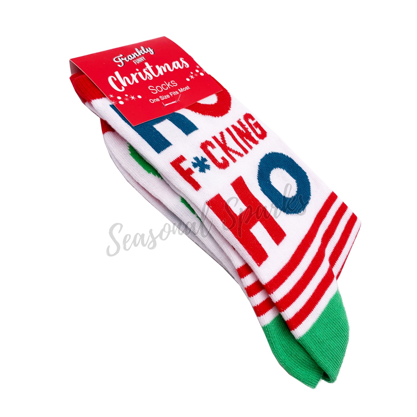 HO HO Christmas Socks - 1 Pair