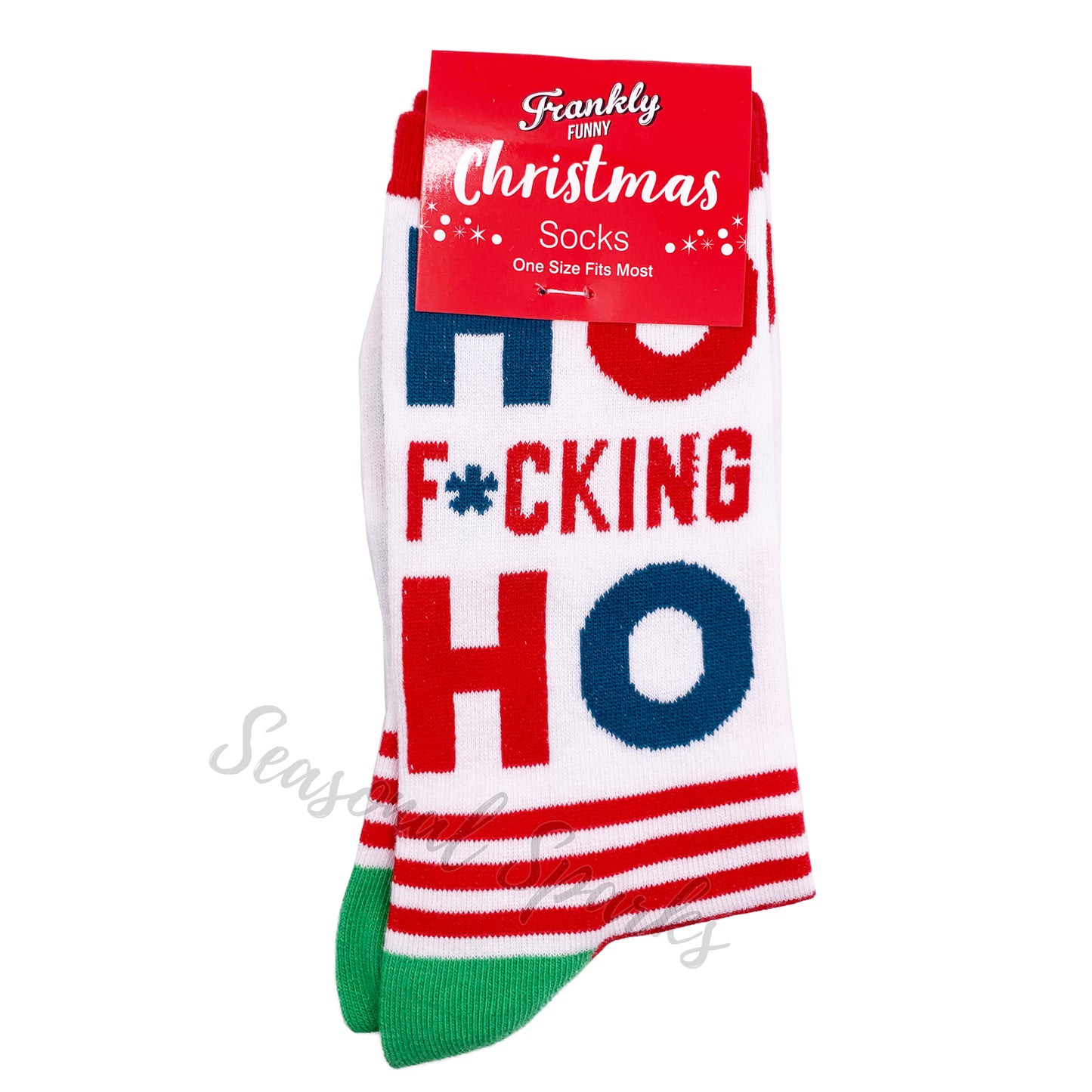 HO HO Christmas Socks - 1 Pair