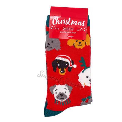 Dog Lover Christmas Socks - 1 Pair