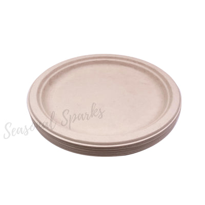 260mm Biodegradable Plates - Pack of 20