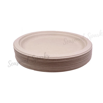 230mm Biodegradable Plates - Pack of 30