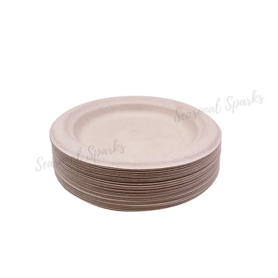 155mm Biodegradable Plates - Pack of 30