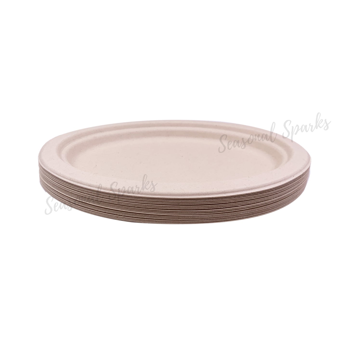 263x200mm Biodegradable Oval Plates - Pack of 20