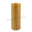 18cm Gold Metallic Pillar Candle