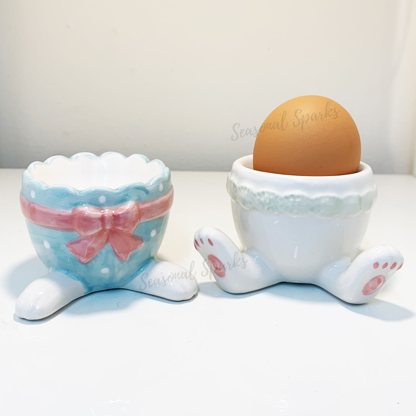 Easter Bunny Egg Holder - Ceramic