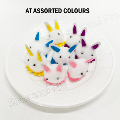 Easter Bunny 3D Cotton Stickers - Pack of 16