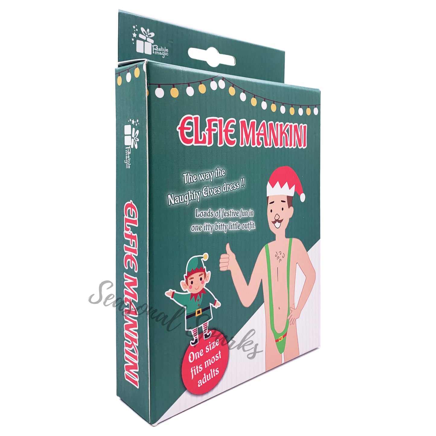 Adult Christmas Elfie Mankini